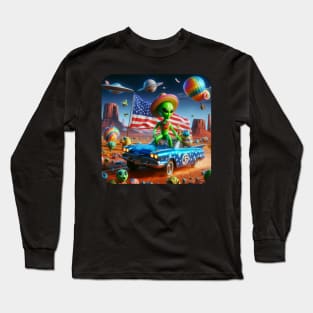 Little Green Men - Alien #2 Long Sleeve T-Shirt